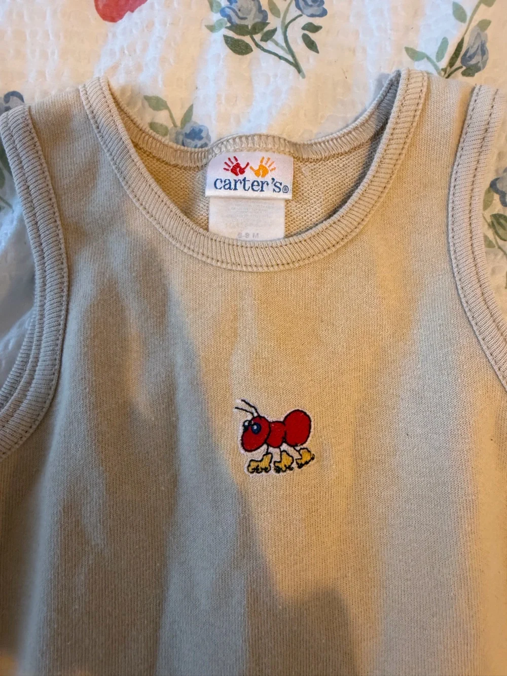 Vintage Carters jumpsuit with embroidery